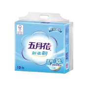 (店+)【MAY FLOWER 五月花】新柔韌抽取式衛生紙(110抽x10包x6串)