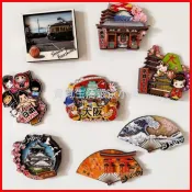 ✨優選 旅遊冰箱貼 旅行紀念品磁性貼 京都 大阪 宮島 外出裝備 金閣寺 富士山 姬路城 旅遊 冰箱貼