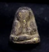 --吉品軒--龍婆轎 鑲七根金符管必打佛牌-- #130-3