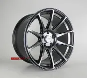 KR1182 18吋 新款放射前後配鋁圈樣式 5X114.3 8.5J ET30/9.5J ET30 鈦銀 台灣製