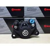 【ST】Brembo 鑄造對二大螃蟹(黑底銀字)黑色 孔距84/活塞34 大螃蟹/對二卡鉗/對二螃蟹/對二黑色