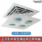拾光藏寶閣 【防直吹導風】冷氣擋風板 中央冷氣擋風板 風管機擋風板 吸頂式擋風板 出風口導風板 防冷風直吹 防風罩 冷氣配件 可調節角度 簡易安裝 適用於風管機/吸頂機