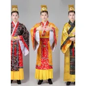 古代唐朝皇帝新品龍袍男古裝皇上服裝太子秦朝秦王漢武帝楚王演出服裝限定