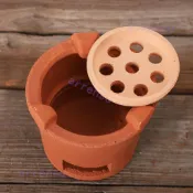 🔔推薦🔔 碳爐燒炭爐紅泥爐小火爐風爐橄欖炭木炭功夫煮茶器家用燒水煮茶爐