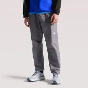 【The North Face】北面男款灰色彈力舒適戶外徒步長褲｜8BT90UZ