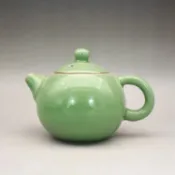 協貿國際日用品生活8館 宋瓷龍泉窯梅子青釉茶壺 復古手工茶具瓷器收藏 古玩古董仿古陶瓷