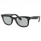 【RayBan 雷朋】亞洲版墨鏡 RB 2140F 601SR5 52mm 橢圓框墨鏡 膠框太陽眼鏡 黑框/淺灰鏡片