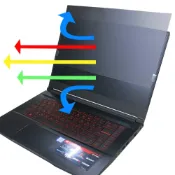 (店+)【Ezstick】MSI Thin GF63 12UDX 12HW 12UCX 12VF 防窺片｜檔片式固定設計｜防藍光/防眩光｜左右或四向視角選擇｜180度/左右防窺