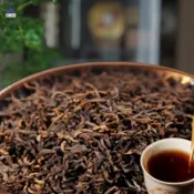 【典藏二十年普洱老茶】典慶號 陳年御貢普洱茶 熟茶散茶 普洱熟茶 茶湯醇厚順口 收藏珍藏 商務送禮