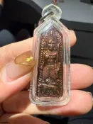 泰國佛牌：吳錦溪本廟2560護國神 龍婆通督造，背後天官法相，銅爆彩均勻，外觀漂亮，包泰國老亞克力外殼，獨特收藏， 品相