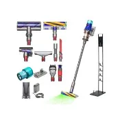 【dyson 戴森】V12 SV46 Detect Slim Fluffy Total Clean 強勁輕量智慧無線吸塵器 MO獨家升級版 (雙主吸頭)
