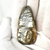 頑聚同樂會 龍紋石 寶石 天然礦石 原石 岩石 金 玉 石共體 金屬感 中性款 項鍊 墜飾 飾品 台灣獨有 銅礦物 石頭