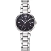大高雄鐘錶城 Olym Pianus 奧柏表 5699LS 光動能潮流淑女腕錶 / 黑 28mm｜樂天領券現折★全館特惠中★指定刷卡回饋10%