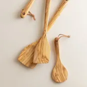雲渡小鋪 nhouse橄欖木鏟木勺飯瓢斜鏟漏鏟炒菜家用耐高溫長柄鍋鏟