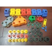 二手惜福品 巧連智 幼幼版 教具 變變變創意工程車 巧虎 小小工程師建構組 機械 零件 拆售