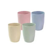 (店+)小麥秸稈漱口杯 簡約素色漱口杯 雙色漱口杯 環保杯 秸稈 綠色材質 漱口杯 露營杯子  素色杯子