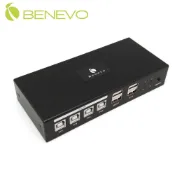 Benevo 磁吸型 4埠 HDMI+USB KVM電腦切換器 (BKHM144U)