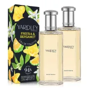 YARDLEY 雅麗 小蒼蘭&佛手柑淡香水(125ml)X2 入