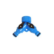 (店+)【蔬菜之家】Y型開關閥水龍頭三叉接頭入水6分34內細牙出水奶嘴頭E1204