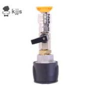 高壓清洗機軟管適配器 1/4 快速連接,帶閥門控制水,用於 K2 K7 高壓清洗機配件