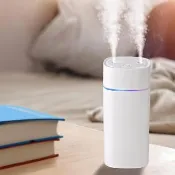 【AHOYE】雙頭噴霧水氧機USB充電納米霧化加濕器(霧化機 加濕機 薰香機)