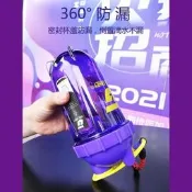 【可開發票】GWHEY tritan搖搖杯耐高溫健身顏值運動防摔便攜刻度攪拌蛋白粉杯