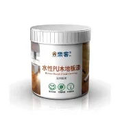 【樂客】水性PU地板漆1kg(木地板漆、居家地板透明漆)