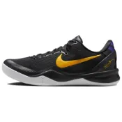 (店+)【NIKE 耐吉】HF9550-001 Nike Kobe 8 Protro Lakers Away 低幫 籃球鞋 男女同款 黑紫黃