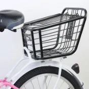 ♥免運♥自行車後車筐山地單車加粗後座籃摺疊車籃子後貨架車框菜籃寵物籃