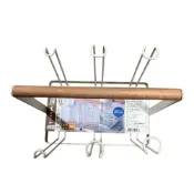 (店+)【UdiLife】樂司 小鐵杯架 1入 K0417（杯架組 杯子收納架 六角架 杯架 咖啡杯架）
