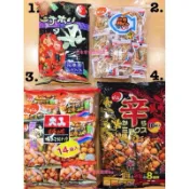 日本零食團團Go❤️日本傳六 天六 北海之味什錦豆果子 辣味豆果子 小魚柿餅 龜田十種類米果 龜田午後米果 綜合豆