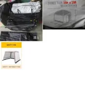 1-迪卡儂客廳帳（已售出）   2-專用之帳蓬連接布  3-專用之2米前庭布