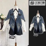 【四件套】蘿莉塔lolita刺繡披風正太襯衫馬甲王子短褲COS服套裝 6 8 Y I