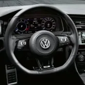 適用於福斯 VW Golf 7/7.5方向盤改裝原廠R/rline/GTI多功能按鍵帶換擋撥片