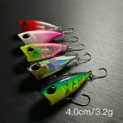 【ZOOM】4.0cm/3.2g 噴水波趴 POP 水表餌 微物路亞 全水域 小型魚攻略 馬口 皇冠三間 曲腰 捲仔