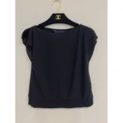 《二手品》French Connection黑色雪紡飄袖上衣