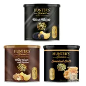 【蝦皮直營】Hunter's Gourmet 亨特手工洋芋片黑松露/白松露&牛肝菌味/煙燻鹽味40g