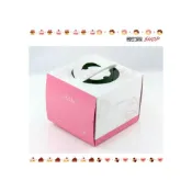 (店+)嚴選SHOP 粉色 附底托 6吋蛋糕盒 外帶提盒 餅乾糖果紙盒 派盒 乳酪盒 外帶手提盒 C026