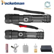 月鳥商社 6000流明燈xhp50.2最強大的手電筒usb變焦led手電筒xhp50 18650可充電電池狩獵