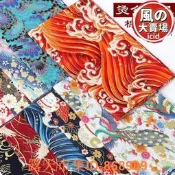 樂享購✨【限量供應】/滿300出貨~口金包和風燙金碎布頭娃娃衣布料香包手工拼布diy香囊花棉布零布