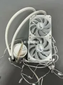 三和電腦配件店 瓦爾基里A240 水冷散熱器 白色 AM5扣具 支持7500F 等CPU 拆機配件