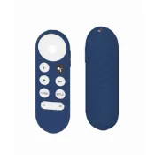 全新 Chromecast with Google TV 遙控器保護套 / 矽膠防摔防滑套 (4K/HD通用) 深藍色