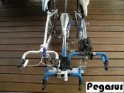 Pegasus車內停車架、車內攜車架，鋁合金材質，一次攜帶二台彎把自行車，專利原廠貨