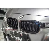 Kc汽車部品 BMW F30 F31 [雙槓] 亮黑 三色 水箱罩 鼻頭 318 320 328 335