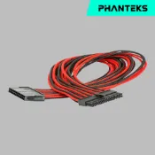 Phanteks 追風者PH-CB24P_BR 黑/紅色 24PIN 電源延長線500mm
