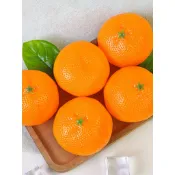 ❤️可開發票❤️塑料仿真桔子假水果橘子模型玩具兒童早教用品水果蔬菜套裝配件