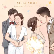*SILIA* 客製化 韓風手繪 結婚書約 喜帖 結婚證書 似顏繪 書約 結婚 謝卡 彌月卡 喜餅卡 同性書約 婚禮小物