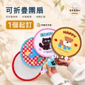 定製 飛盤扇 折疊扇 扇子 卡通折扇 卡通折疊扇 團扇 圓扇 圓扇子 小扇子 扇 折叠扇 折疊圓扇 折疊團扇 小扇子 扇