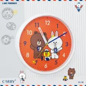 LINE FRIENDS環遊世界掛鐘 (靜音掃秒機芯)
