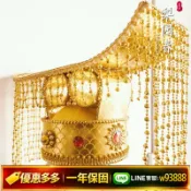 雲翼商貿 {可打統編 保固一年}皇帝帽秦始皇平頂冠皇帝頭冠玉皇大帝帽子沖天冠日月冠帽寺廟定制